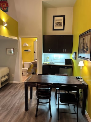 1 bedroom, premium bedding, down comforters, individually decorated