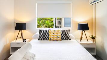 Apartment, 1 Bedroom, River View | In-room safe, iron/ironing board, cribs/infant beds, rollaway beds