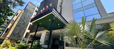 Voorkant van accommodatie