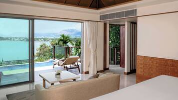 Villa, 1 Bedroom, Non Smoking, Oceanfront (View) | 1 bedroom, premium bedding, down duvets, minibar