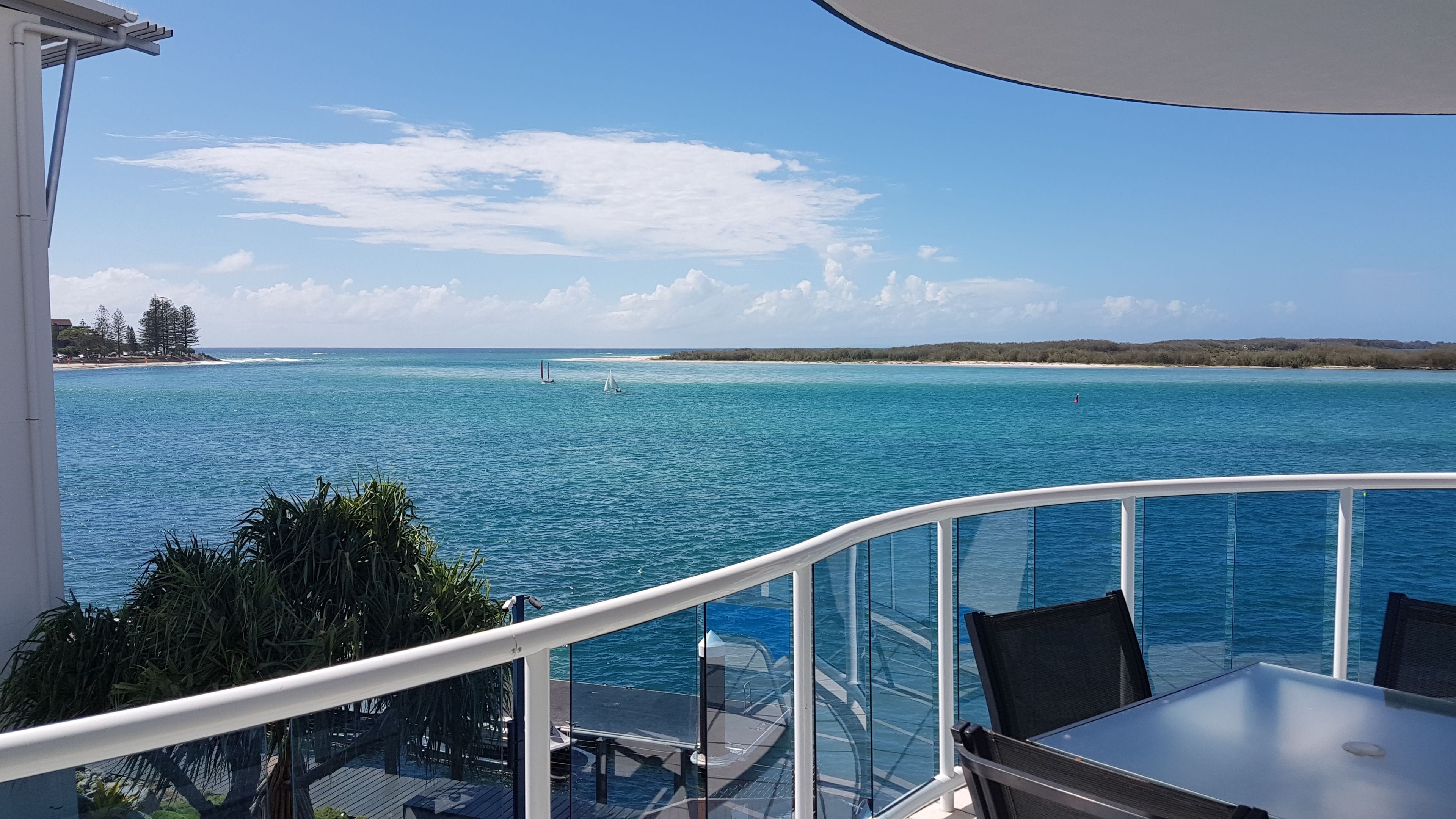 Apartamento luxo, 2 quartos, vista para o oceano | Vista do quarto