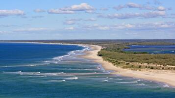 Beach nearby, beach towels