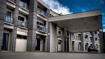 Overnatningsstedets facade
