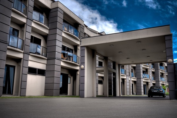 Fassade der Unterkunft