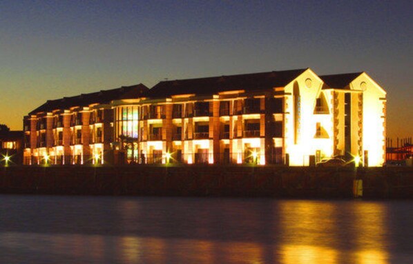 Front of property – evening/night
