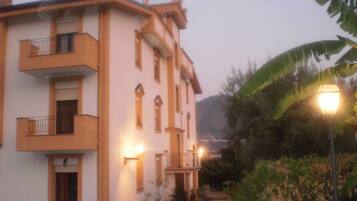 Front of property - evening/night