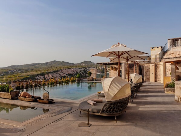 Indoor pool, outdoor pool