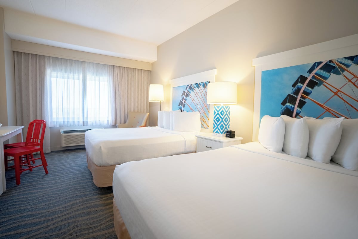 Standard Room, Multiple Beds | Premium bedding, in-room safe, desk, iron/ironing board