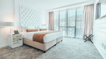 Premium bedding, in-room safe, iron/ironing board (on request)