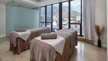 Couples treatment room(s), sauna, body treatments, aromatherapy