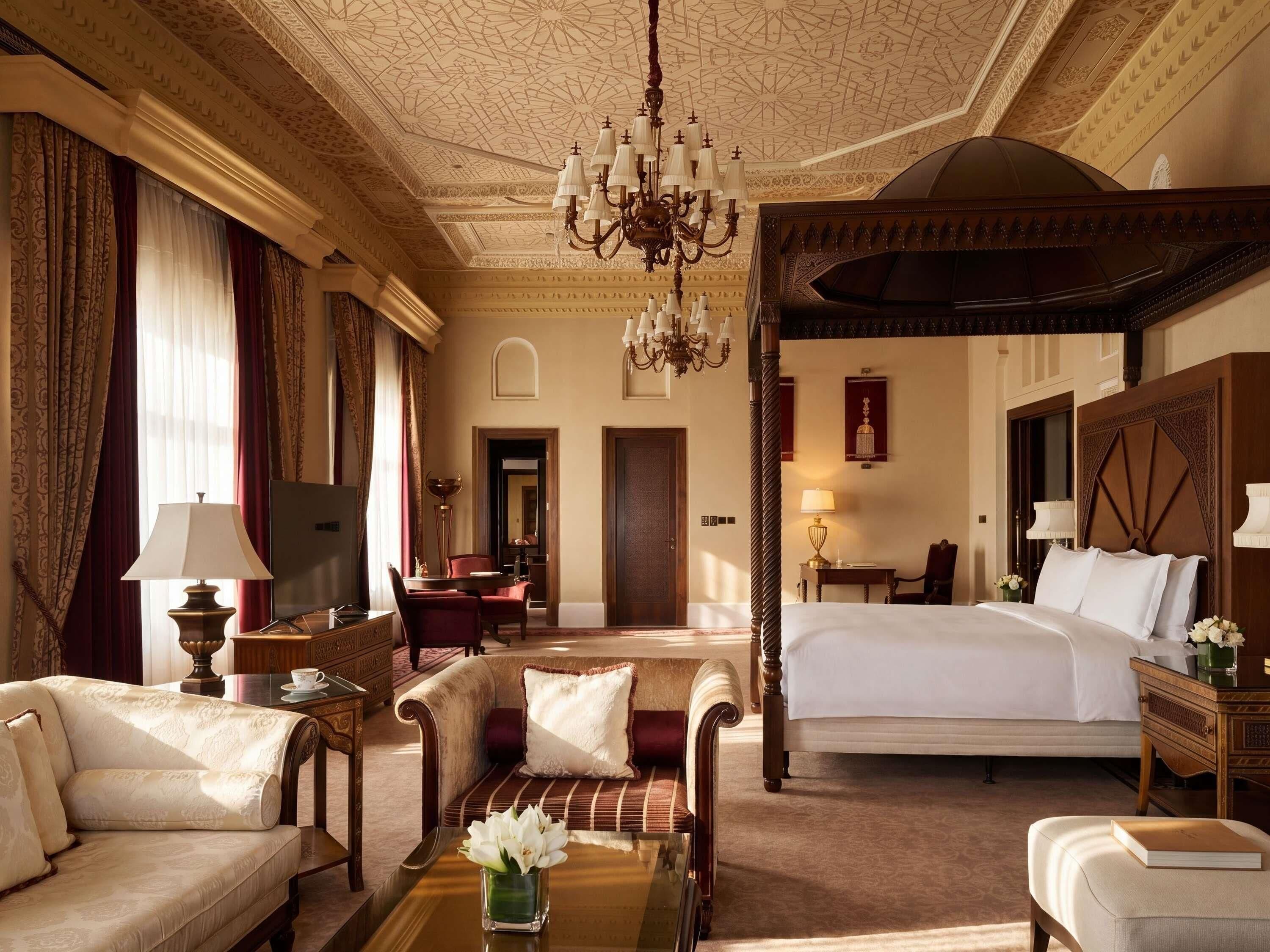 Suite Royale, 2 chambres, terrasse | 1 chambre, draps en coton égyptien, literie de qualité supérieure