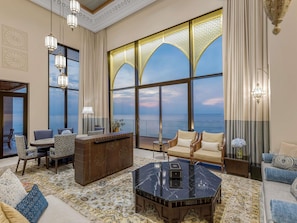 Villa, 3 Bedrooms, Private Pool, Sea View | 1 bedroom, Egyptian cotton sheets, premium bedding, down comforters