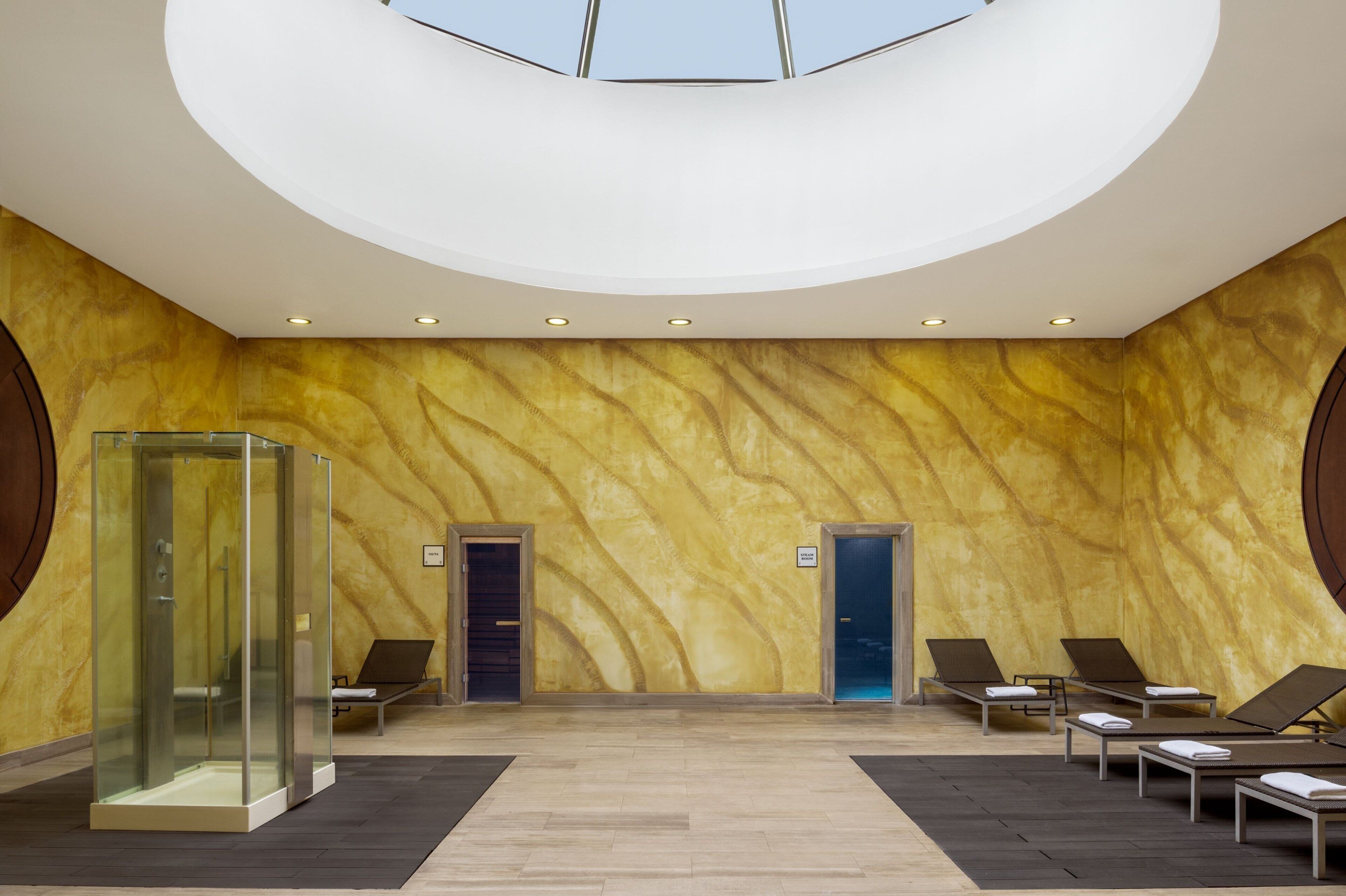 outdoor treatment area, turkish bath/hammam, body treatments