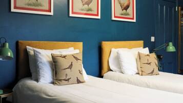 Deluxe Pheasant Room - Double/Twin | 1 개의 침실, 이탈리아 프레떼 시트, 고급 침구, 각각 다른 스타일의 인테리어