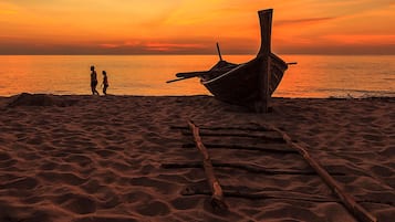 On the beach