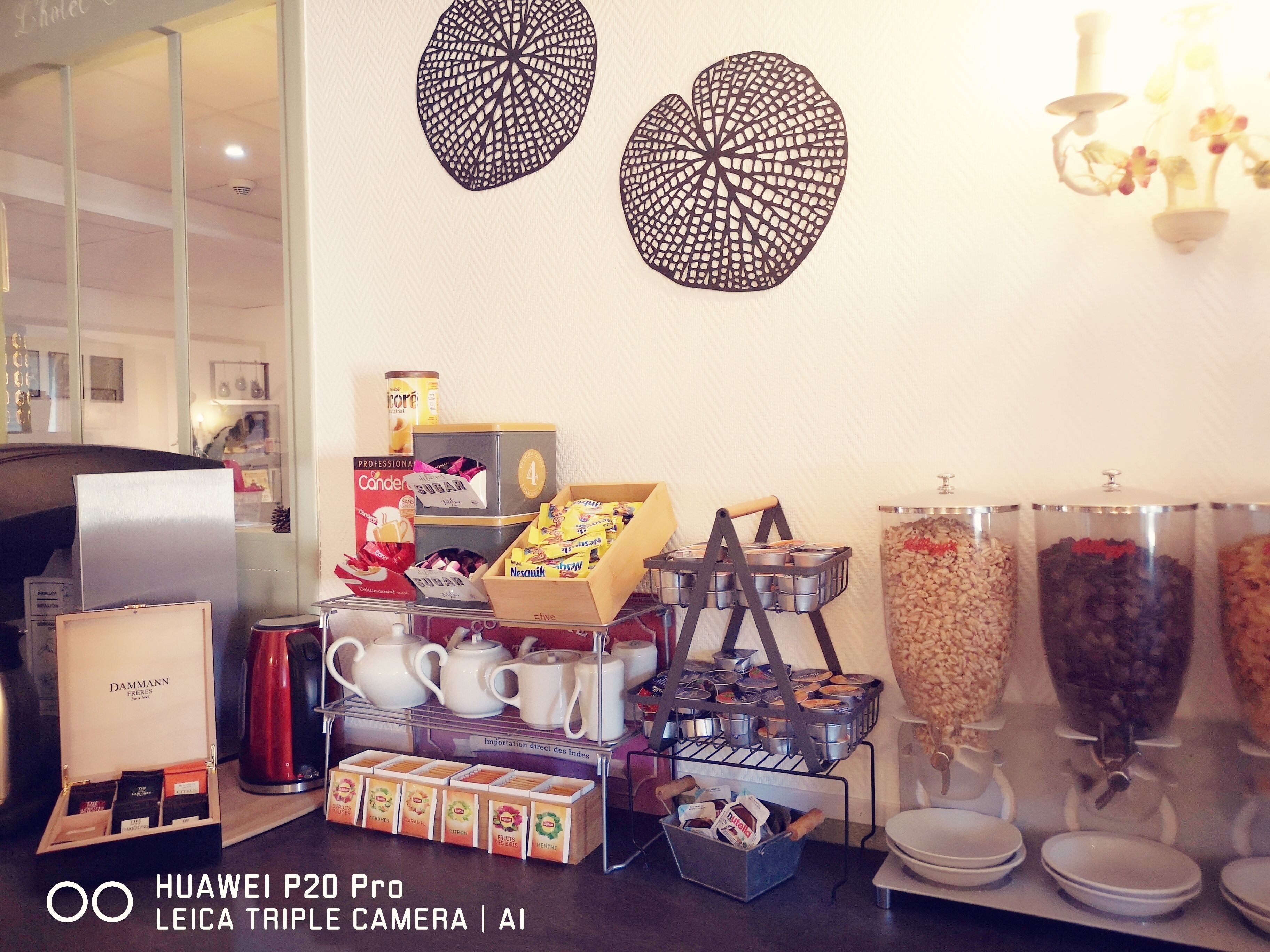 Self-serve breakfast on weekdays (EUR 9 per person)