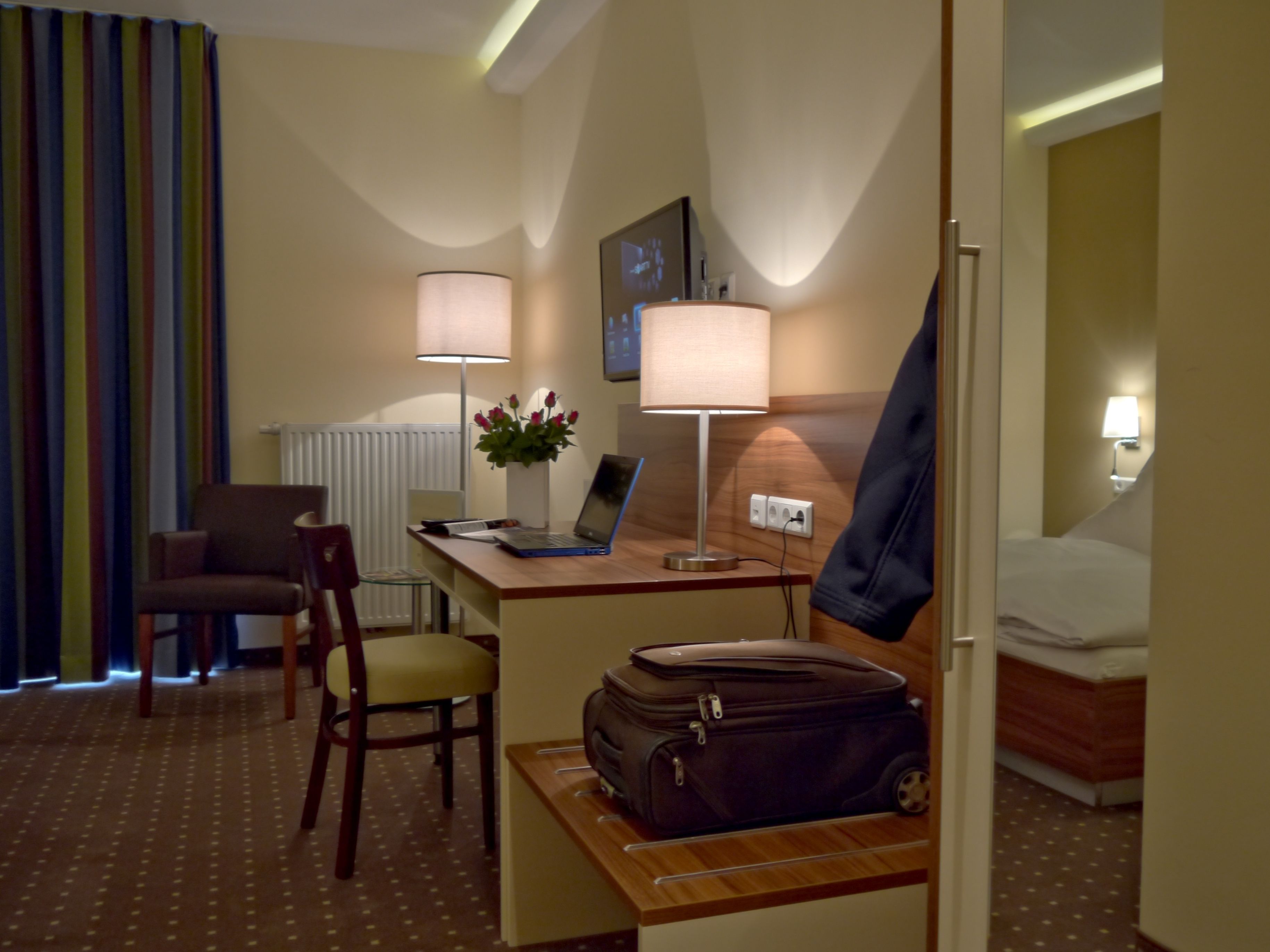 superior double room | minibar, in-room safe, desk, blackout curtains