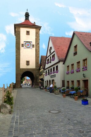 Overnatningsstedets facade