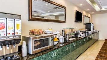 Free buffet breakfast