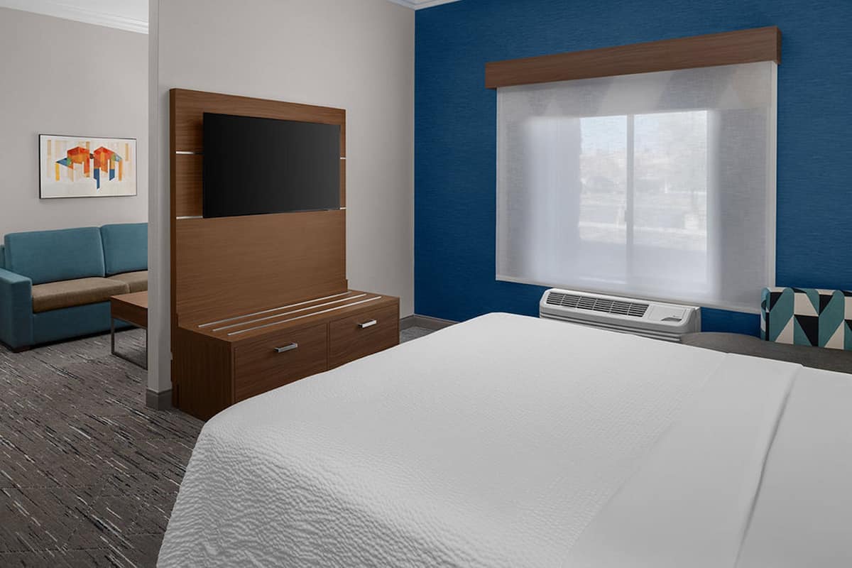 In-room safe, desk, blackout curtains, iron/ironing board