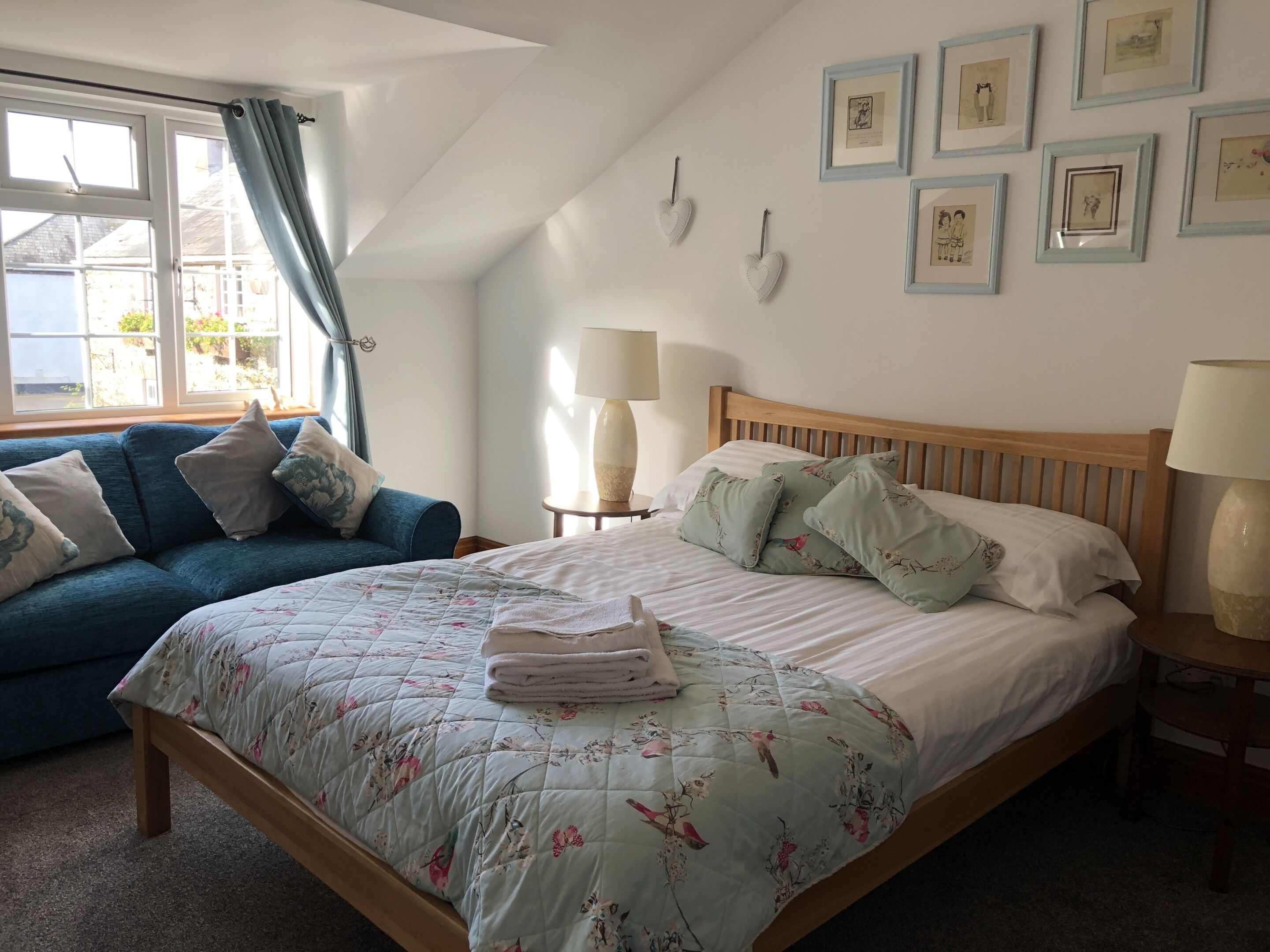 舒适双人房, 独立浴室, 庭院景观