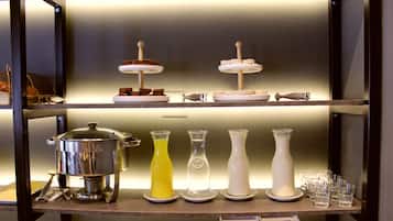 Daily buffet breakfast (USD 13 per person)