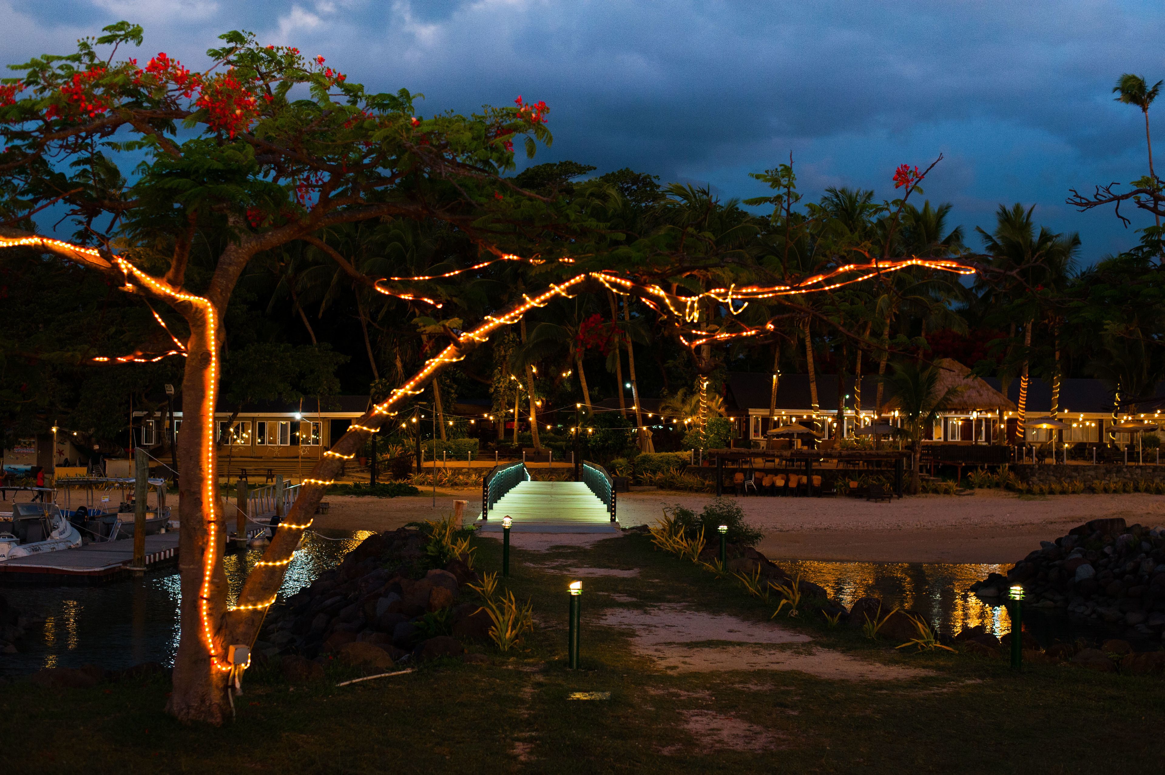 front of property – evening/night