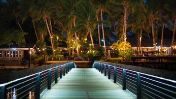 Front of property – evening/night