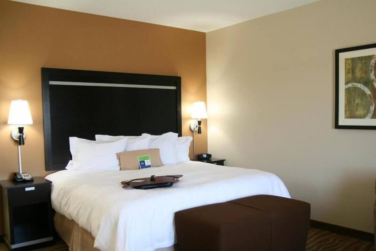 Hypo-allergenic bedding, down comforters, pillowtop beds, in-room safe