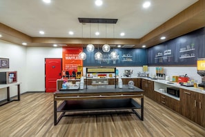 Free daily buffet breakfast