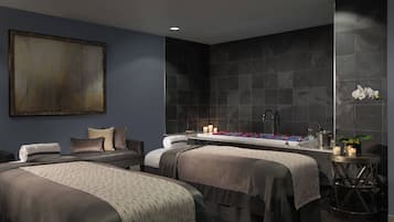 Behandlingsrom for par, dampbad, kroppsbehandlinger og dypvevsmassasje