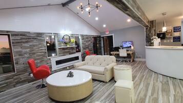 Sala de estar en el lobby