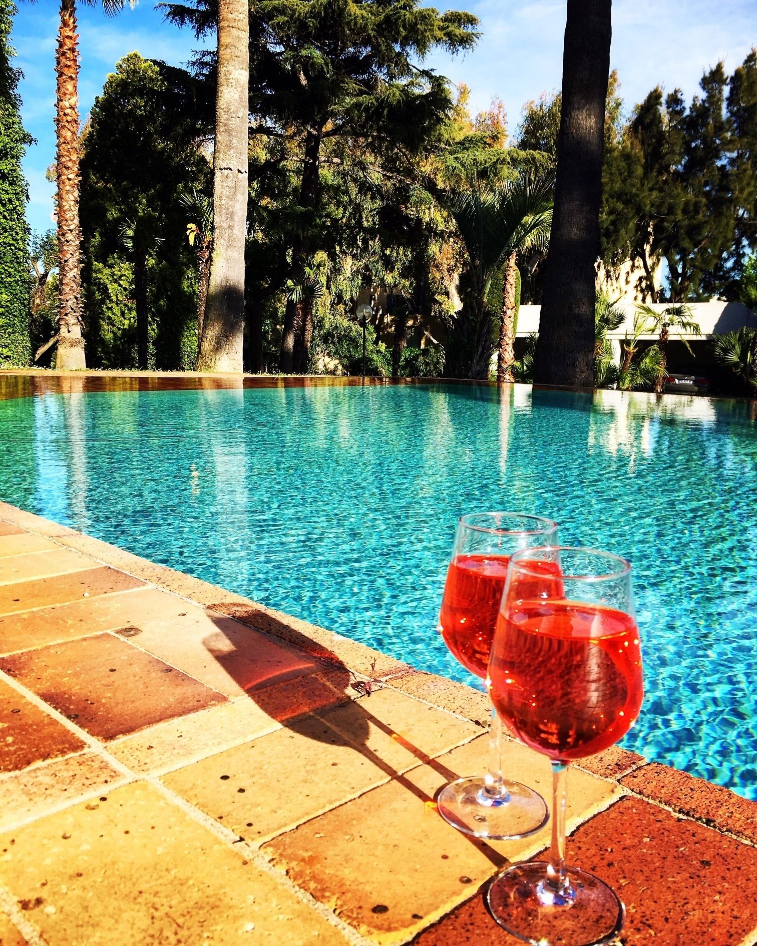 Outdoor pool, open 8 AM to 9 PM, pool umbrellas, sun loungers