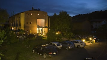 Vue depuis lâhĂ©bergement