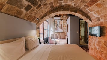 1 chambre, literie de qualité supérieure, surmatelas, minibar