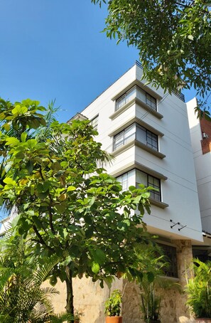 Fassade der Unterkunft