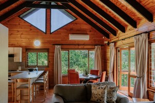 Family Chalet, 2 Bedrooms | Living area | 32-inch LCD TV with satellite channels, TV