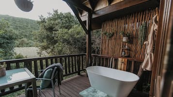 Kabin Standar, 1 kamar tidur, pemandangan lembah | Teras/patio