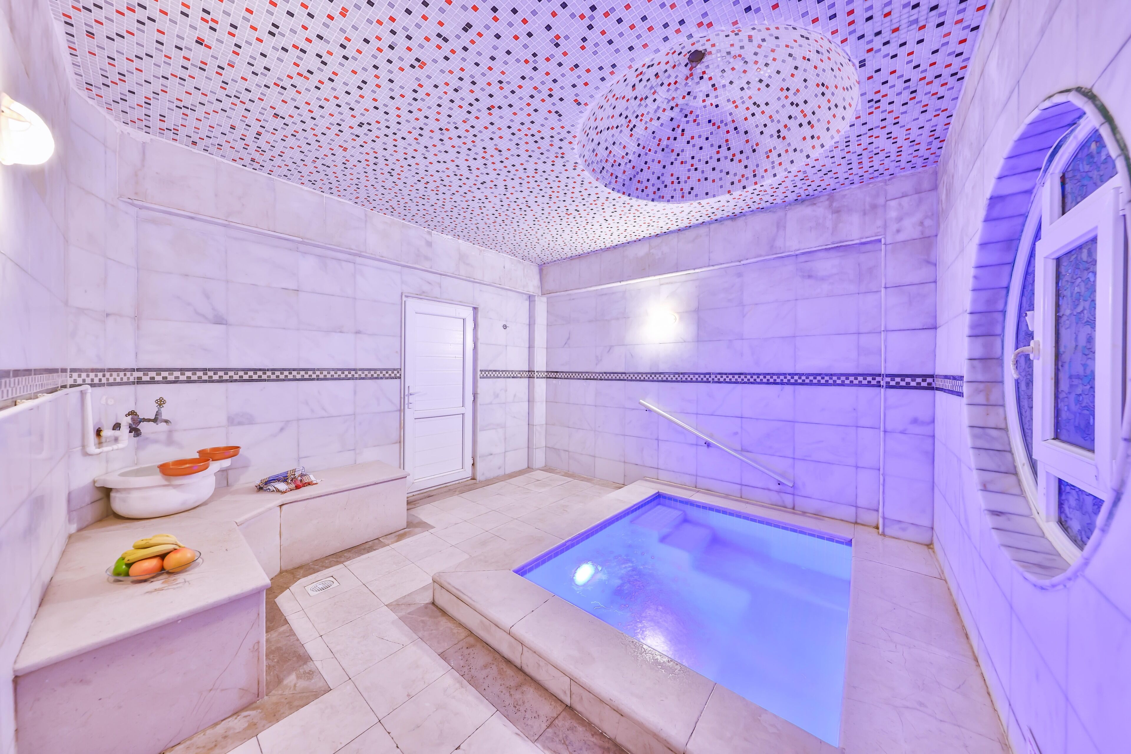 Villa, 2 Schlafzimmer, Sauna, Gartenblick | Badezimmer