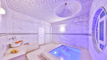 Villa, 2 Schlafzimmer, Sauna, Gartenblick | Badezimmer