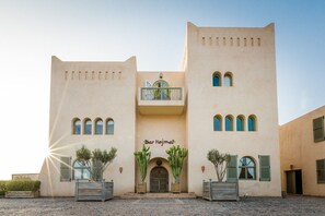 Majoituspaikan julkisivu