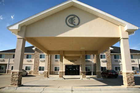 Exterior detail. Corporate East Hotel