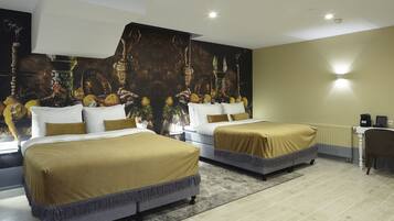 Family Room (Basement) | Premium bedding, pillow-top beds, free minibar items, in-room safe