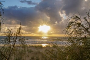 Utsikt mot havet/stranden