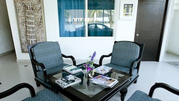 Sala de estar en el lobby