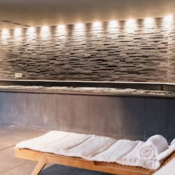 Indoor pool, outdoor pool, open 10:00 AM to 4:00 PM, pool loungers