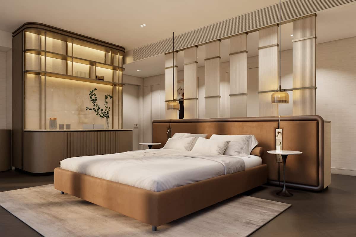 Presidential Suite, Park View | Minibar, in-room safe, desk, laptop workspace