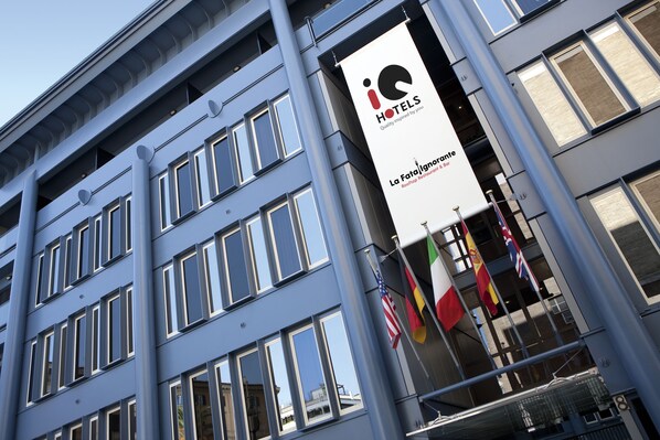 Façade de l’hébergement