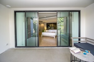 Uitzicht vanaf balkon