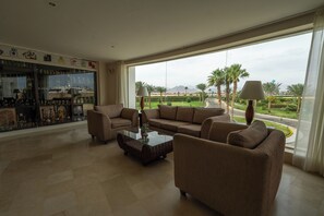 Zona de estar del vestíbulo